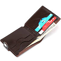 Універсальне чоловіче портмоне Shvigel 16464 Коричневий, фото 6