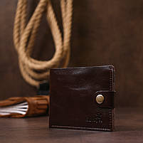 Універсальне чоловіче портмоне Shvigel 16464 Коричневий, фото 8