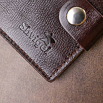 Універсальне чоловіче портмоне Shvigel 16464 Коричневий, фото 10