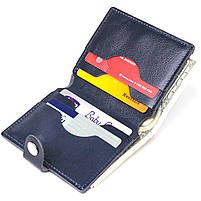 Зручне портмоне із натуральної шкіри Shvigel 16507 Синій, фото 7