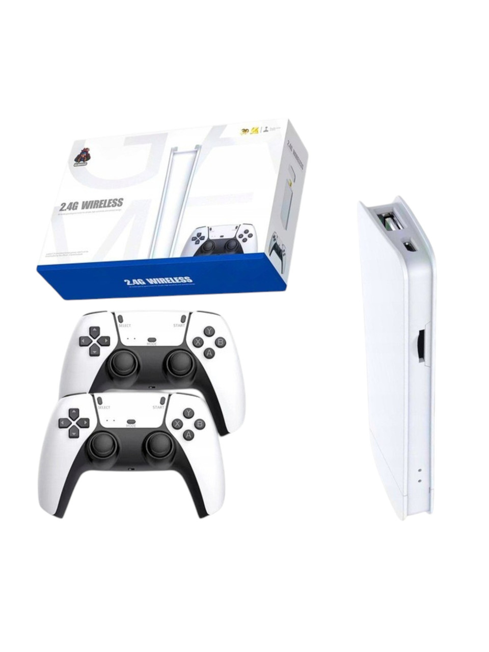 Бездротова ігрова приставка Game Stick M15 4K з 20 000 ігор + 2 джойстики, фото 1