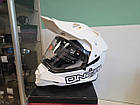 Шолом Dual Sport для мотокросу дорожній O'neal Sierra II White M (57-58cm), фото 7