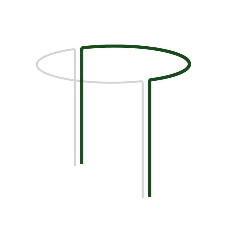 Опора для рослин кільцева 1/2 кола, 55см, Ø40см, TYRP44055, фото 1