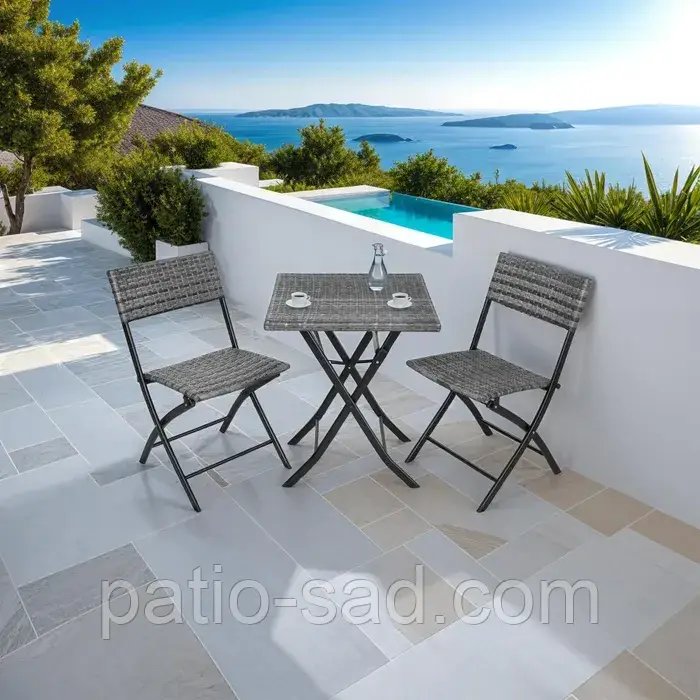 Ротангові меблі Trevi сірий колір, фото 1