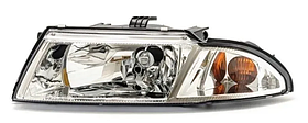 Фара ліва Mitsubishi Carisma 99-04 Depo H4/T4W/P21W, -лампа