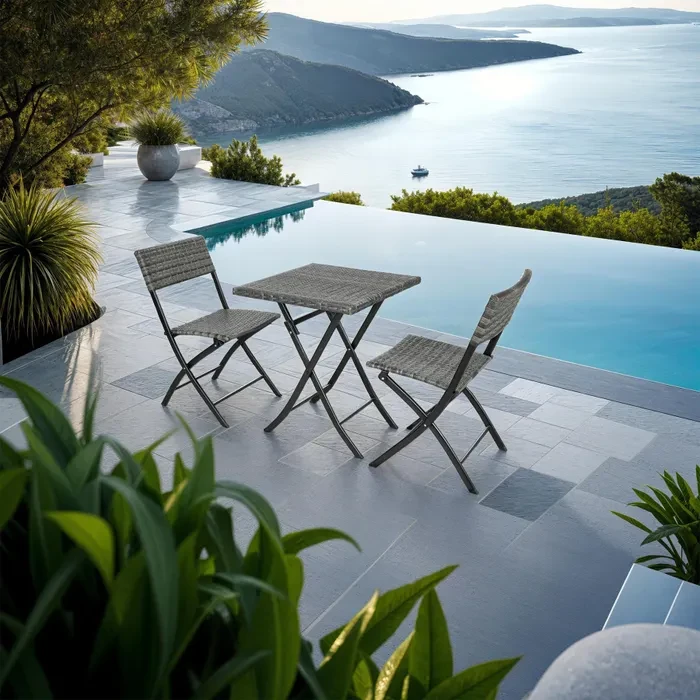 Меблі із ротангу Trevi сірий колір