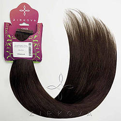 Шиньйон-Хвіст на Липучці 50 см 100 грам, Шоколад №1C