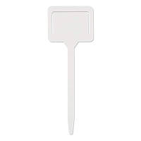 Табличка для рослин 18x6см, 10 штук, біла, TYE1860WH/10B