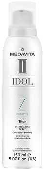 Кришталевий фінішний спрей Medavita IDOL Titan Extreme Wax Spray