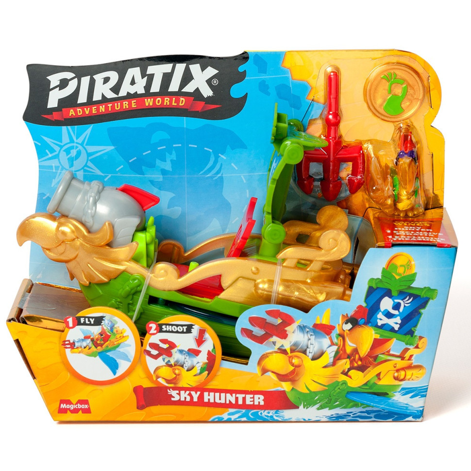 Дитячий іграшковий набір з фігурками "Піратський корабель Небесний мисливець" PIRATIX PPXSP114IN10, фото 1