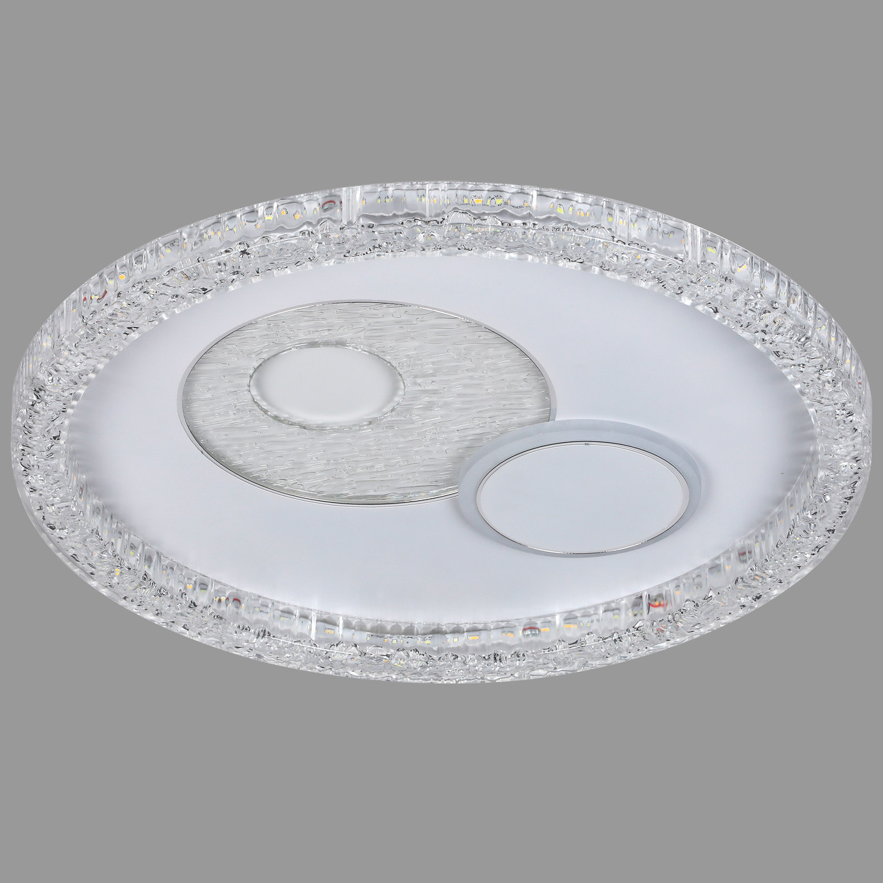 Стельова led люстра 70W 48см з колами (87-5154A WH)