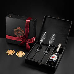 Набір для шампанського на 2 бокала + секція