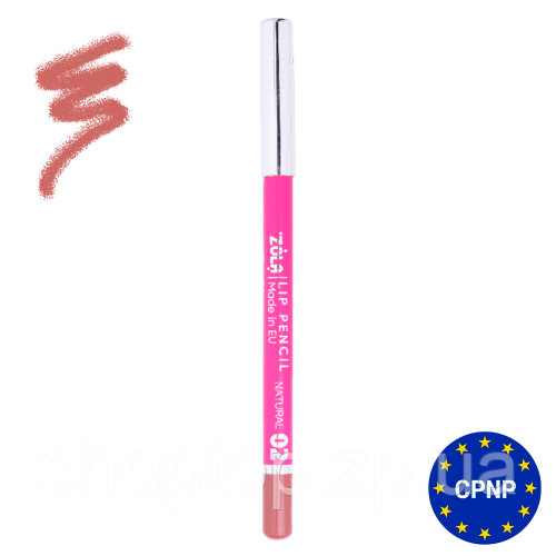 Олівець для губ ZOLA Lip Pencil 02 Natural, фото 1