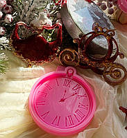 Молд «Годинник», 1 шт. Високоякісний топ силікон, 1шт. SolarArt Studio.