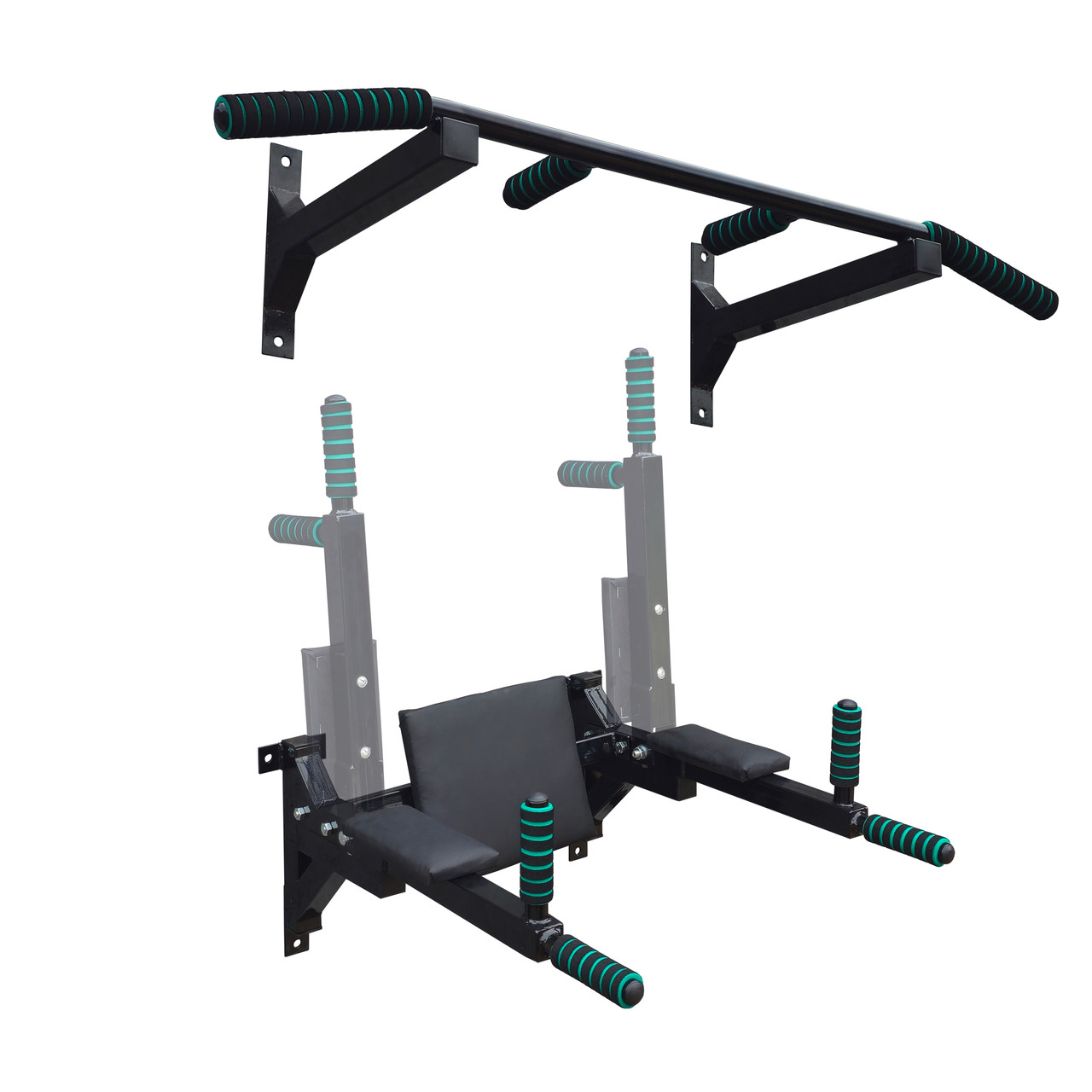 Настінні турнік та бруси. Комплект А612-ч, фото 1