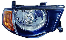 Фара права Mitsubishi L200 05-15 Depo H4/P21W/W5W, -лампа