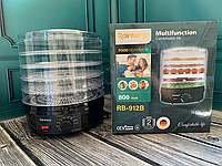 Сушарка для фруктів та овочів Rainberg 800W Електрична сушка для будинку Німеччина