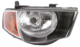 Фара права Mitsubishi L200 05-15 Depo H4/P21W/W5W, -лампа