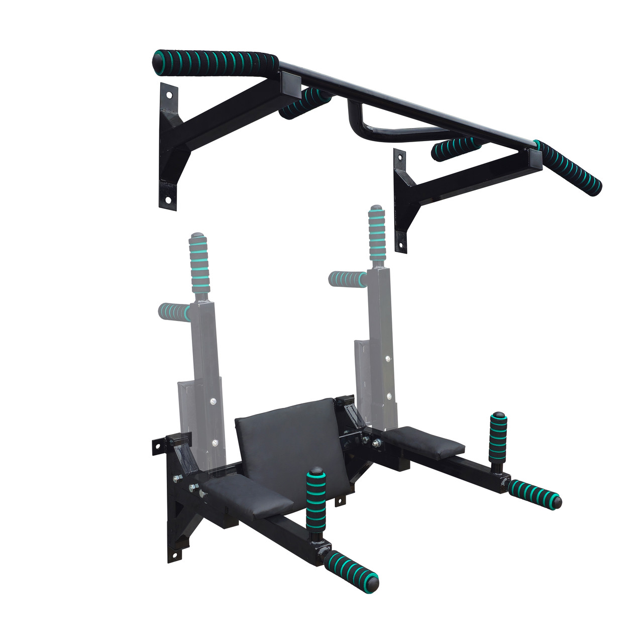 Настінні турнік та бруси. Комплект А613-ч, фото 1