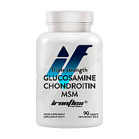 IronFlex Triple Strength Glucosamine Chondroitin MSM (90 tabs)