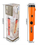 Пинпоинтер GP Pointer + батарейка крона Металошукач (Помаранчевий), фото 6