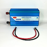 Інвертор перетворювач напруги автомобільний з чистою синусоїдою 12В 220В Power Inverter Wimpex 3000 Вт, WX-3010, фото 2