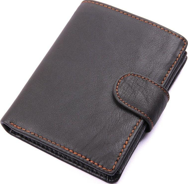 Гаманець чоловічий Vintage 14497 Чорний, фото 1