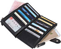 Чоловік клатч Vintage 14459 Чорний, фото 9