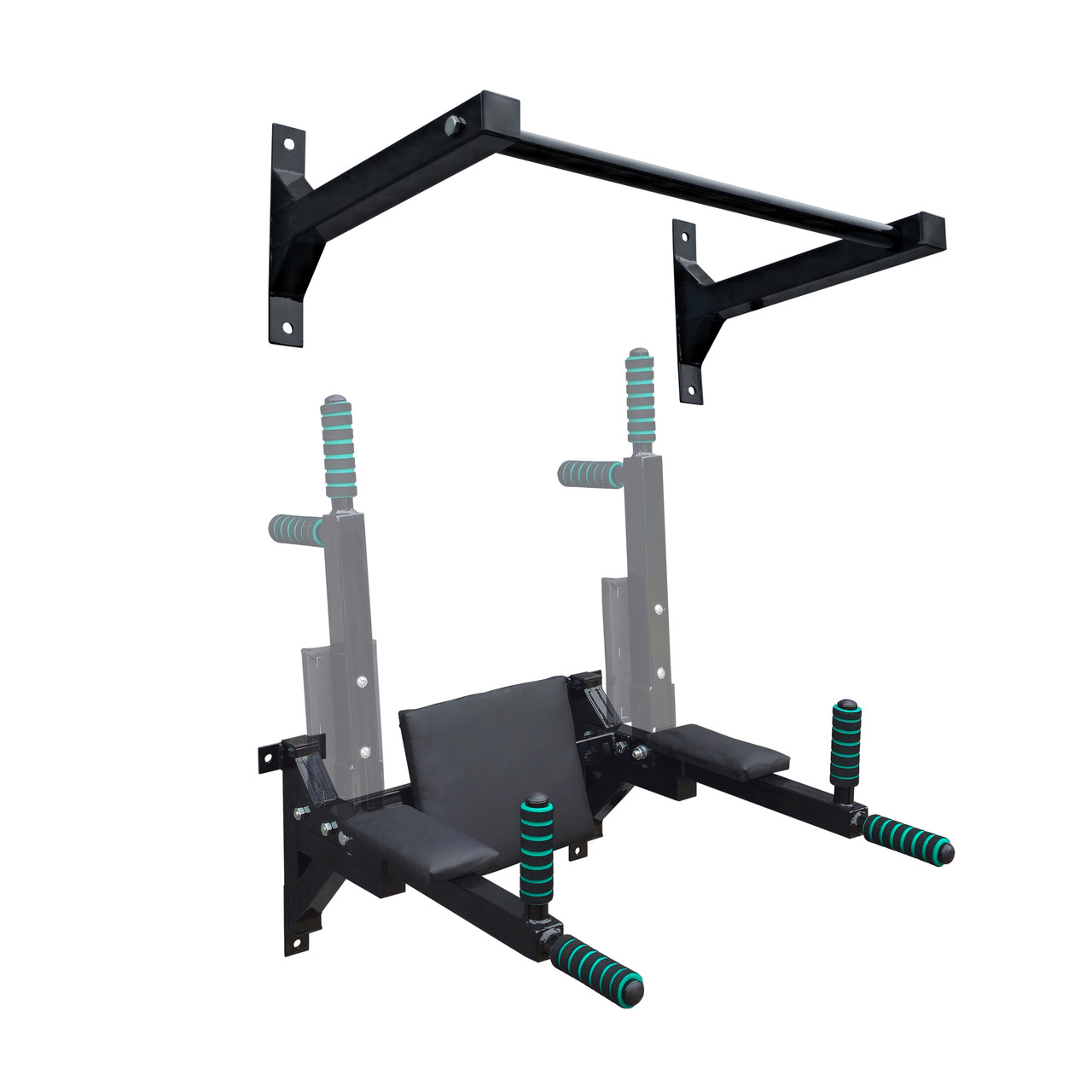 Настінні турнік та бруси. Комплект А616-ч, фото 1