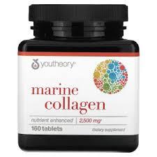 Marine Collagen Youtheory, 160 таблеток