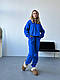 Красивий теплий жіночий спортивний флісовий костюм двійка для дому та прогулянок - фото 8 - id-p2760194573