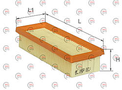 Фільтр повітряний Таврія інжектор (AF1602) (ALPHA Filter)