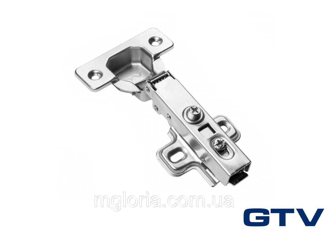 Завіса накладна GTV з дотягувачем Standart