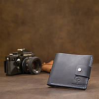 Чоловіче портмоне з натуральної шкіри GRANDE PELLE 11461 Темно-синій, фото 8