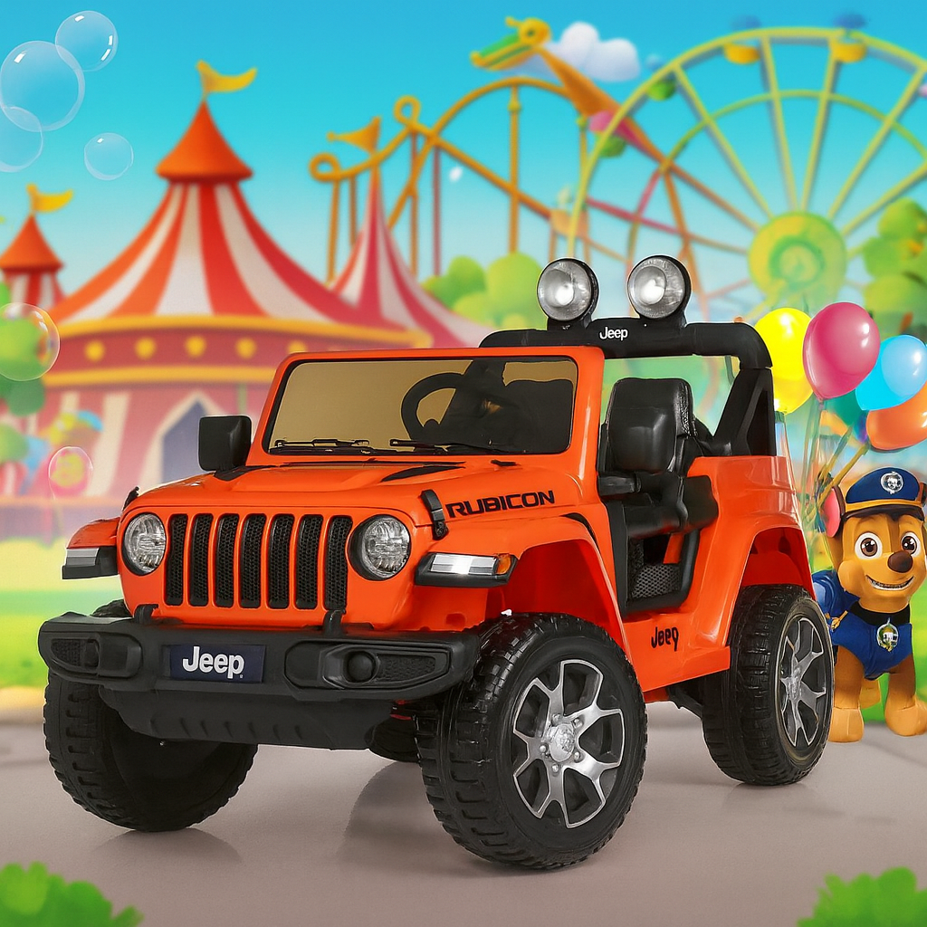 Електромобіль джип для дітей M 4176EBLR-7 – міцні EVA колеса, MP3, яскраве LED світло, керування пультом, фото 1