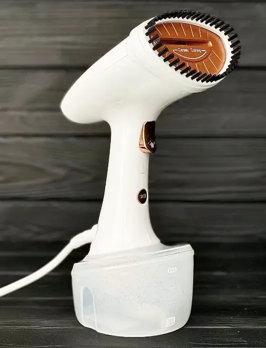 Відпарювач ручний BITEK BT-1285 парова ручна праска щітка для одягу будинку та штор Білий 1600 Вт AKR, фото 1