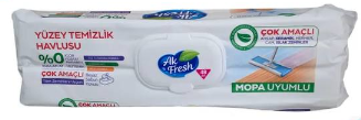 Серветки вологі для прибирання підлоги Ak Fresh  Mopa 48 шт, фото 1