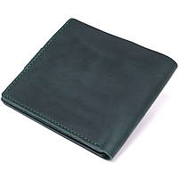 Вінтажне шкіряне портмоне Shvigel 16435 Зелений, фото 2