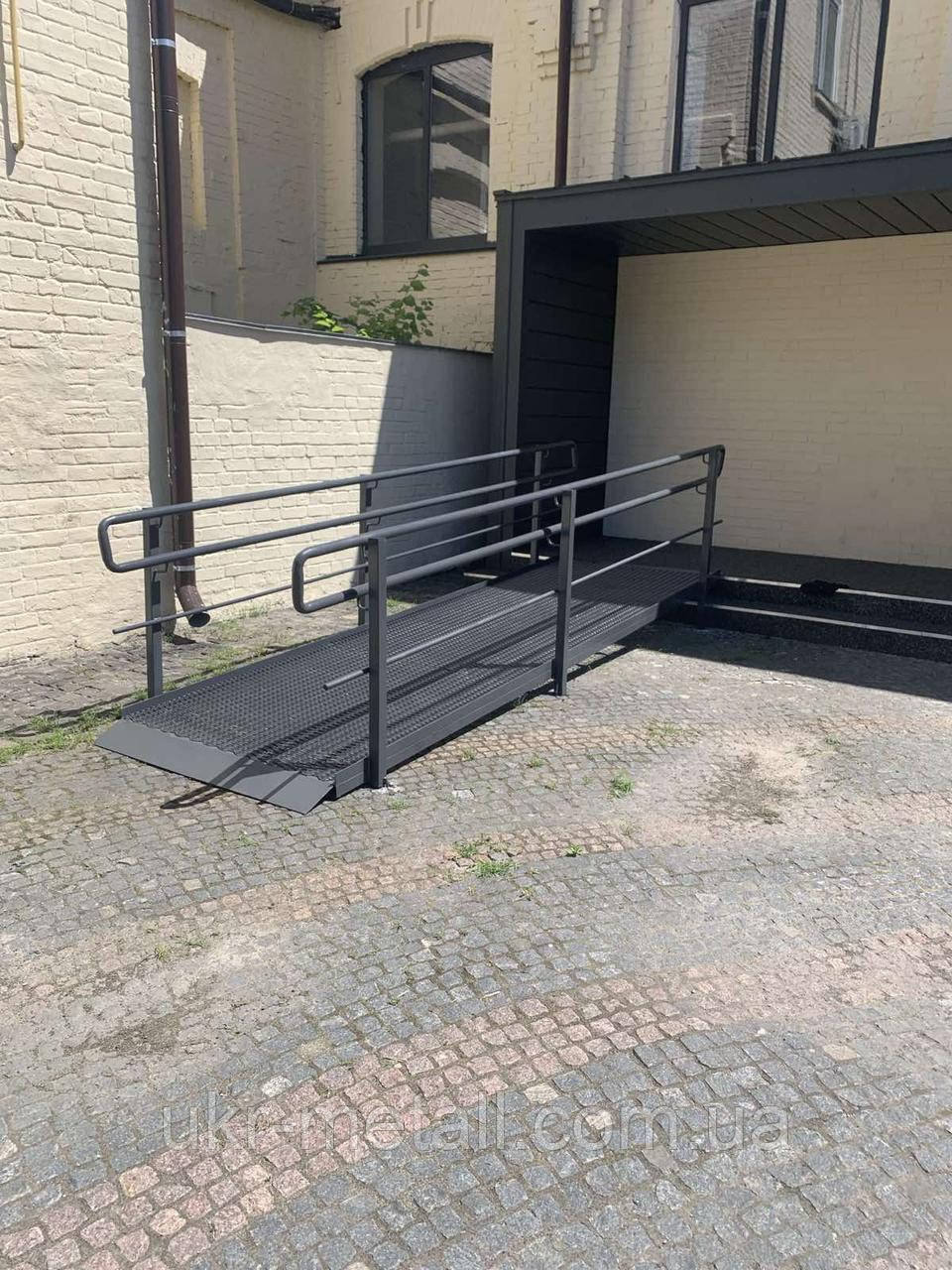 Стаціонарний пандус для маломобільних груп населення під замовлення, фото 1