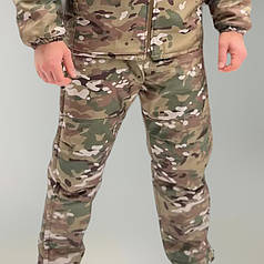 Зимові штани Softshell тактичні з мембраною на -20, Мультикам, розмір XXL, штани софтшелл зима для військових