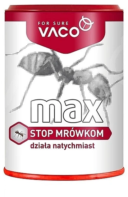 Від мурах у домі — Vaco Max порошок 100 г: дієве знищення, посипання по стежках і щілинах, швидкий ефект, фото 1
