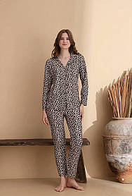 Піжама Eliz на мікрофлісі: штани та сорочка ❤️