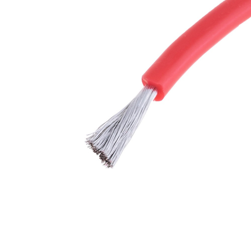 Силіконовий дріт 15AWG (1.5 mm2-300/0.08TS) червоний, 1 м