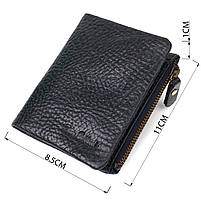 Маленький та місткий гаманець з натуральної шкіри Tony Bellucci 22021 Синій, фото 3