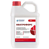 Протруйник Кватрофорс 5 л для захисту насіння зернових і бобових від сажкових хвороб та кореневих гнилей
