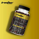 Комплекс Омега-3 + Вітамін Д3 + К2 IronFlex Omega-3 D3+K2 90 caps, фото 3