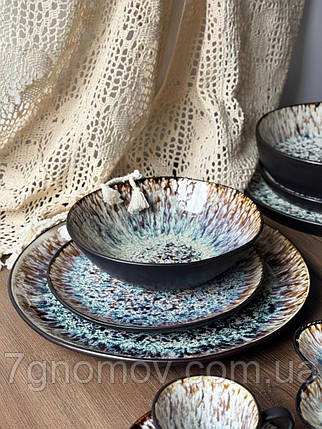 СІМЕЙНИЙ НАБІР ПАНОПТІКОН (6 ВЕЛИКИХ ТАРІЛОК + 6 МАЛИХ ТАРІЛОК + 6 МИСОК), фото 1