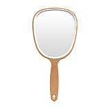 Дзеркало косметичне овальне з ручкою 28х13см TITANIA art.1530L, фото 6