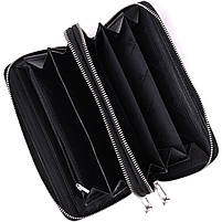 Чоловічий клатч на два відділення з натуральної шкіри ST Leather 22531 Чорний, фото 5
