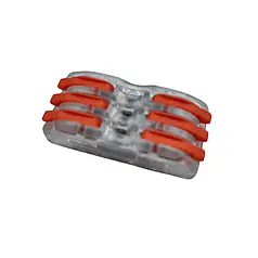 Клема швидкого монтажу Biom WT-F423 3 входа-3 выхода 32A 400B 0.08-4mm2